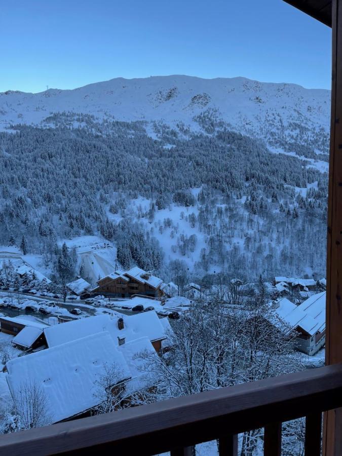 Ferienwohnung Charmant Studio A Meribel Avec Cheminee Exterior foto