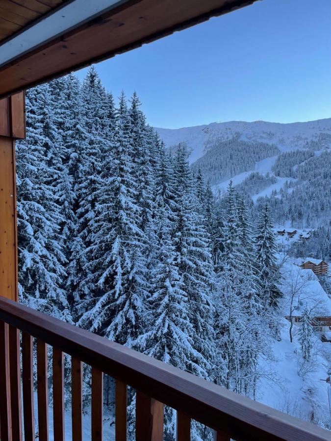 Ferienwohnung Charmant Studio A Meribel Avec Cheminee Exterior foto