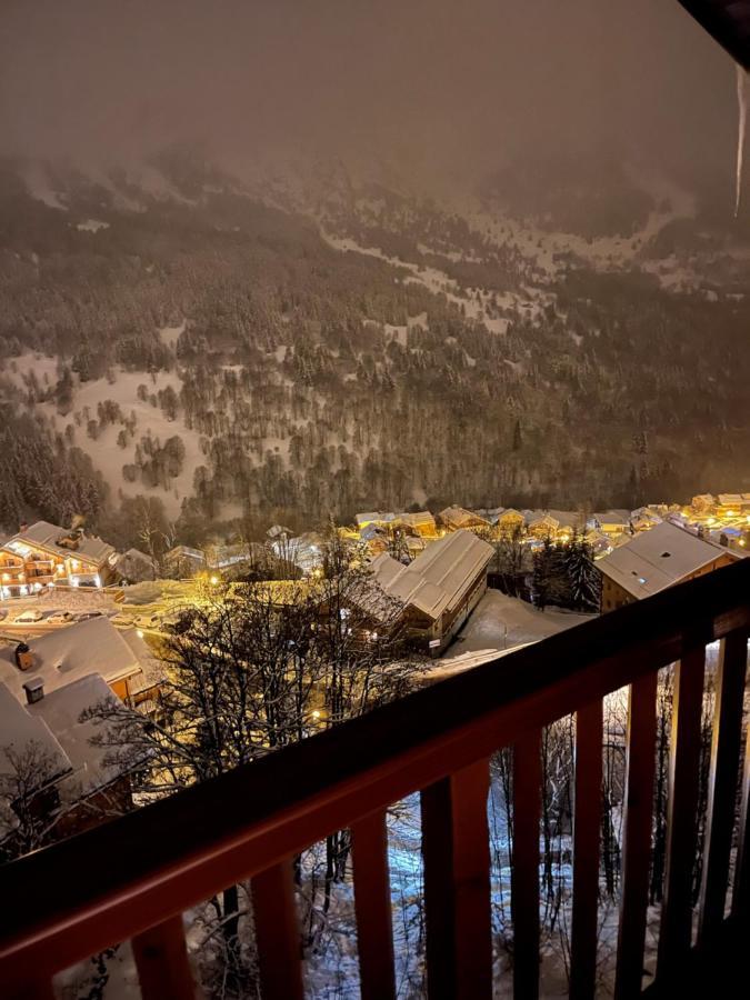 Ferienwohnung Charmant Studio A Meribel Avec Cheminee Exterior foto