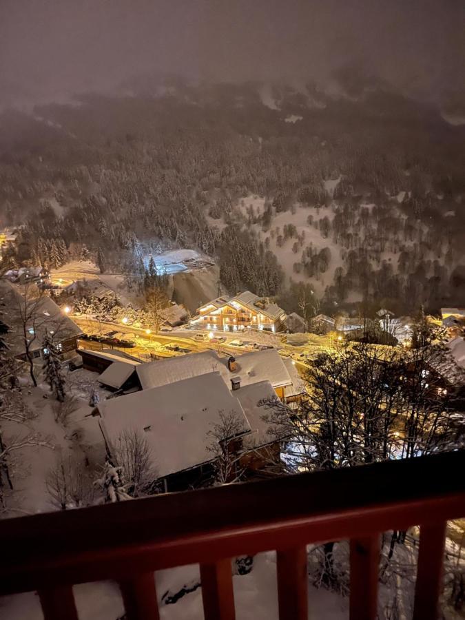 Ferienwohnung Charmant Studio A Meribel Avec Cheminee Exterior foto