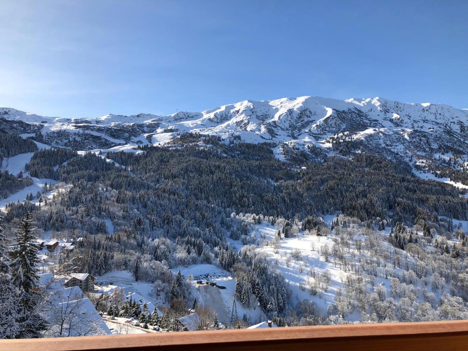 Ferienwohnung Charmant Studio A Meribel Avec Cheminee Exterior foto