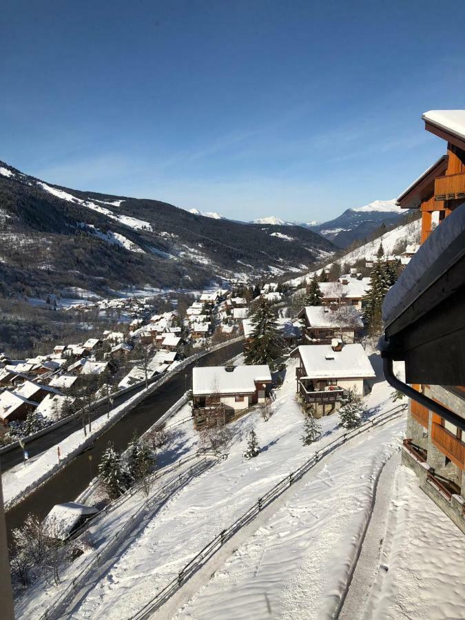 Ferienwohnung Charmant Studio A Meribel Avec Cheminee Exterior foto